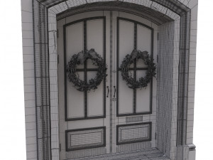 entrance classic door 07 3D मॉडल