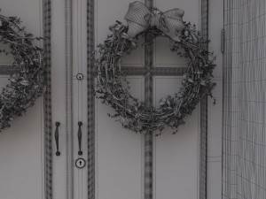 entrance classic door 07 3D मॉडल