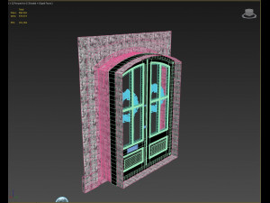 entrance classic door 07 3D मॉडल