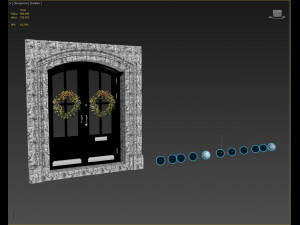 entrance classic door 07 3D मॉडल
