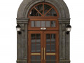 entrance classic door 08 3D Model