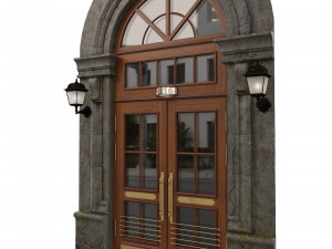 entrance classic door 08 3Dモデル