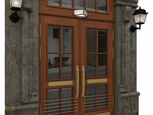 entrance classic door 08 3Dモデル