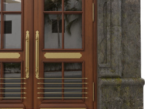 entrance classic door 08 3Dモデル