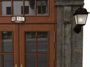 entrance classic door 08 3Dモデル