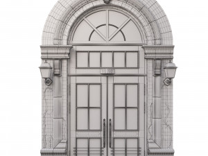 entrance classic door 08 3Dモデル