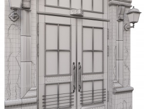 entrance classic door 08 3Dモデル