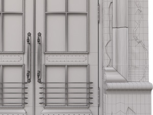 entrance classic door 08 3Dモデル