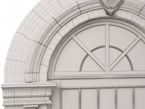 entrance classic door 08 3Dモデル