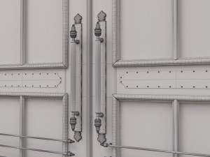 entrance classic door 08 3Dモデル