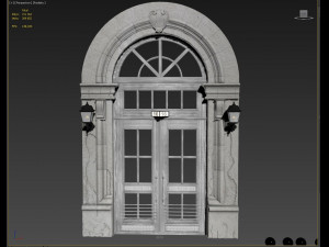 entrance classic door 08 3Dモデル