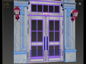 entrance classic door 08 3Dモデル
