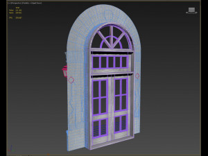 entrance classic door 08 3Dモデル