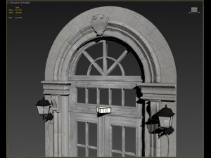 entrance classic door 08 3Dモデル
