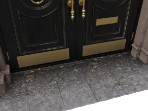 entrance classic door 09 3D 모델