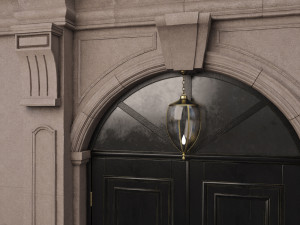 entrance classic door 09 3D 모델