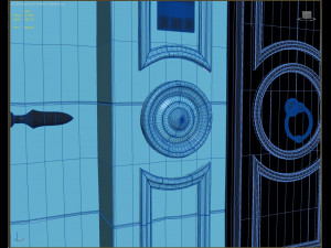 entrance classic door 09 3D 모델