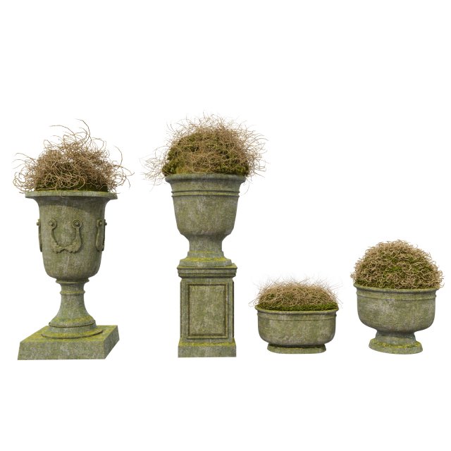 street vases 3D 모델 .c4d .max .obj .3ds .fbx .stl .blend 