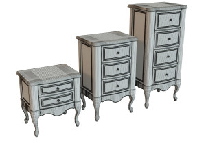 chest of drawersa01 Model 3D