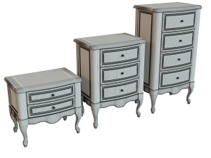 chest of drawersa02 3D Model
