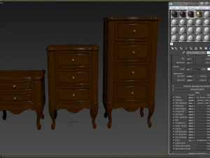 chest of drawersa02 3D Model