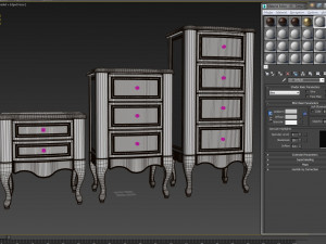 chest of drawersa02 3D Model