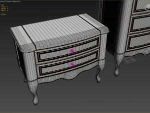 chest of drawersa03 3D Model