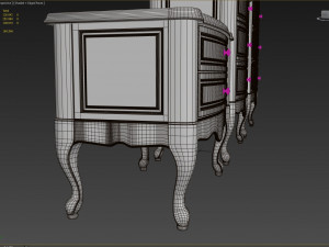 chest of drawersa03 3D Model