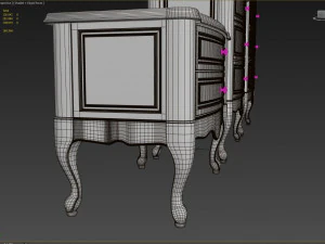 chest of drawersa03 3D Model