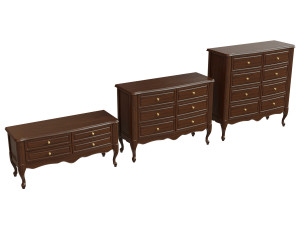 chest of drawers a 07 3Dモデル