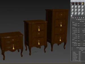chest of drawersb01 3D Model