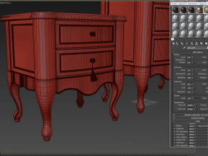 chest of drawersb01 3D Model