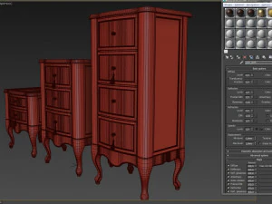 chest of drawersb01 3D Model