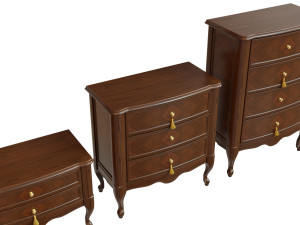chest of drawersb04 3D Модель