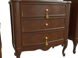 chest of drawersb04 3D Модель