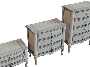 chest of drawersb04 3D Модель