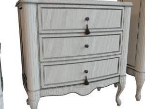 chest of drawersb04 3D Модель