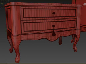 chest of drawersb04 3D Модель
