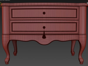 chest of drawersb04 3D Модель