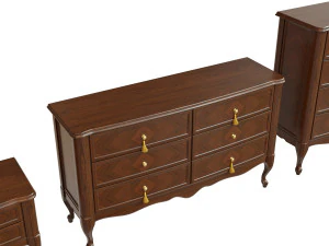 chest of drawers b 08 3D Model