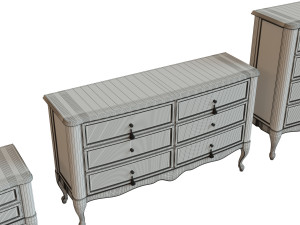 chest of drawers b 08 Modelo 3D