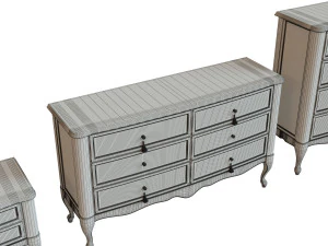 chest of drawers b 08 3D Model