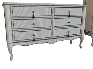 chest of drawers b 08 Modelo 3D