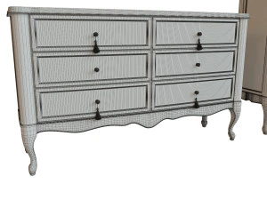 chest of drawers b 08 3D Model