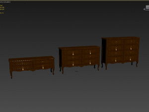 chest of drawers b 08 Modelo 3D