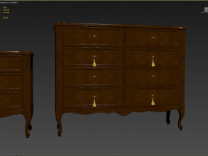 chest of drawers b 08 Modelo 3D