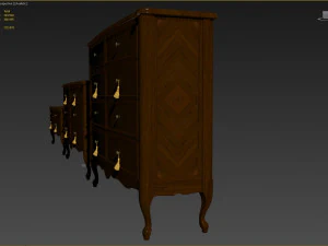 chest of drawers b 08 3D Model
