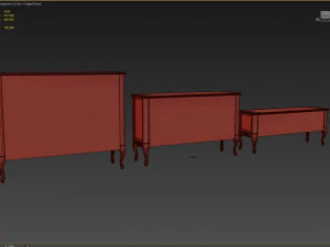 chest of drawers b 08 3D Model