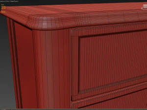 chest of drawers b 08 3D Model