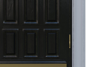 entrance classic door 15 3D Model